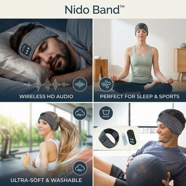 Nido Band™ - Fascia Musicale Bluetooth 🎧