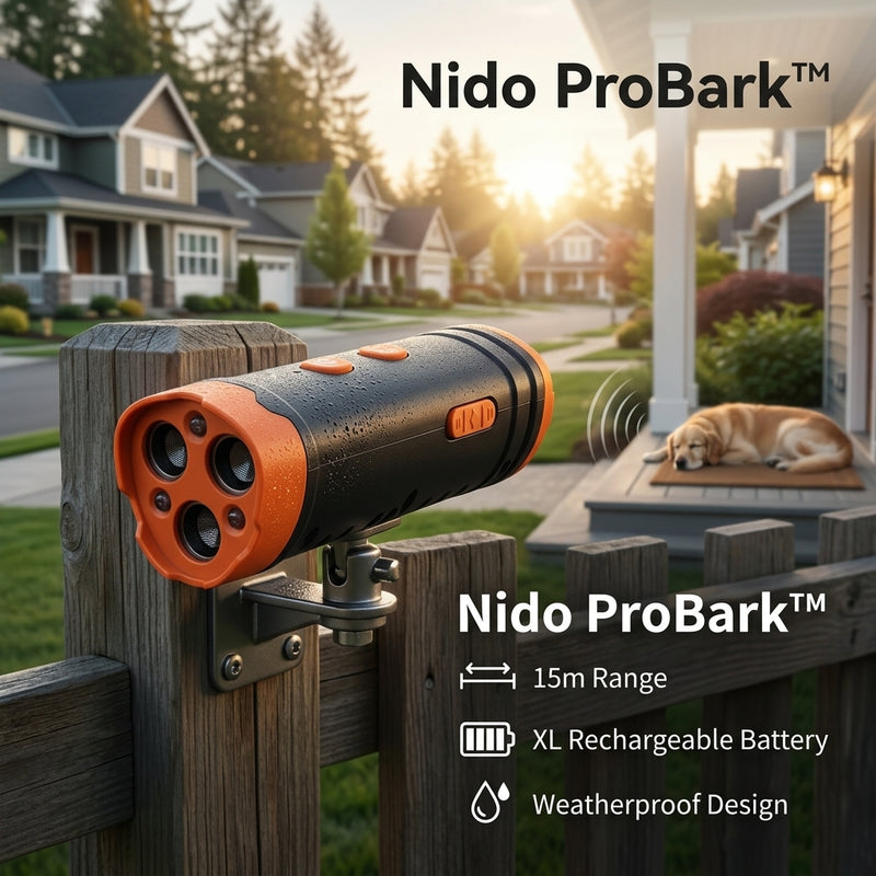 Nido ProBark™ - Ultrasuoni Alta Potenza 🐶🔇