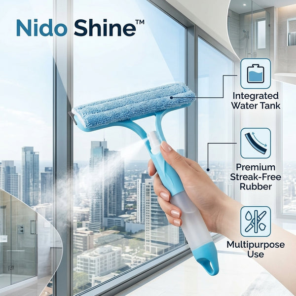 Nido Shine™ - Tergivetro Tech Multifunzione 🪟✨